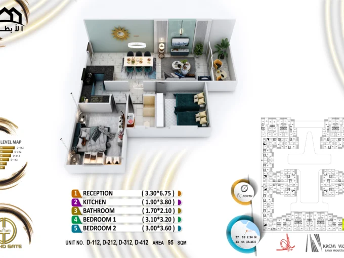 Grand Gate 2 Bedrooms - D112