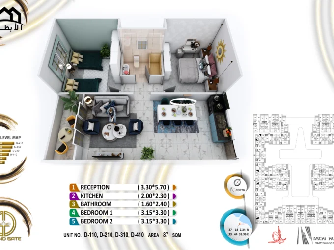 Grand Gate 2 Bedrooms - D210