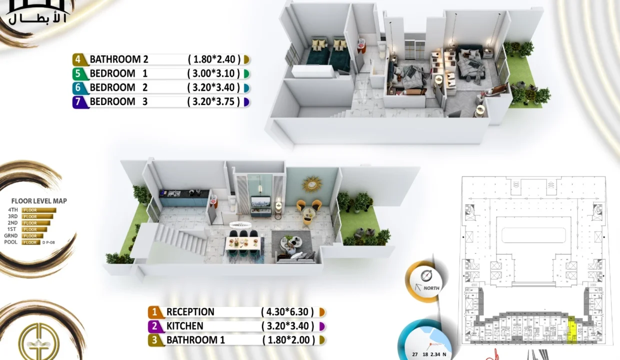 Grand Gate - Villa 3 Bedrooms - DP08