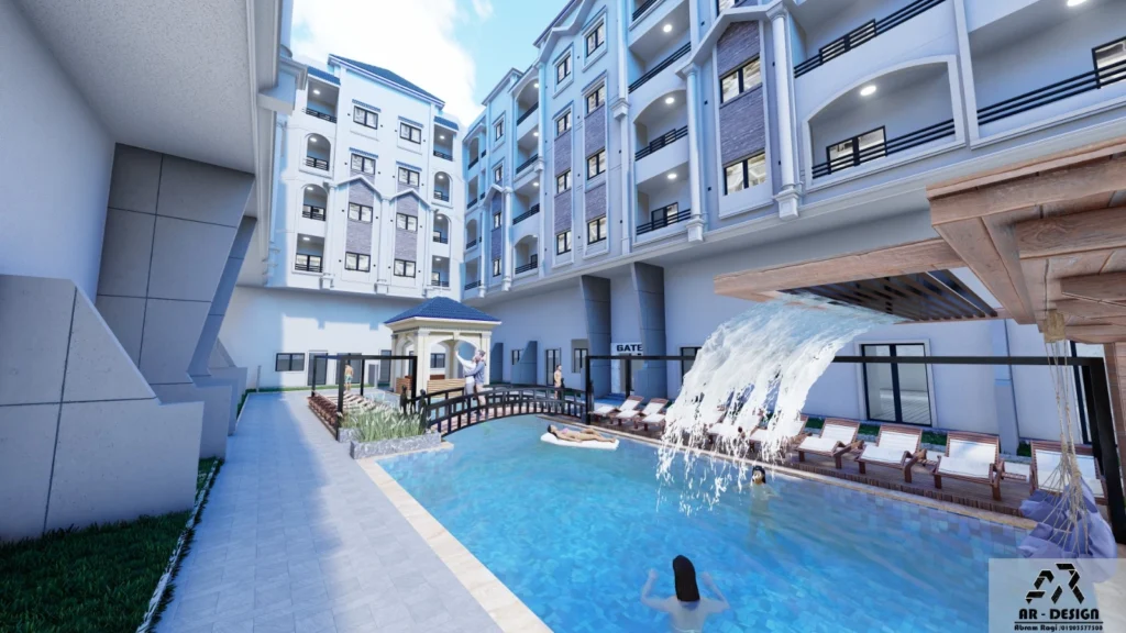 Hegaz Gate apartments in Hurghada, construction progress photo by Abtal Developer